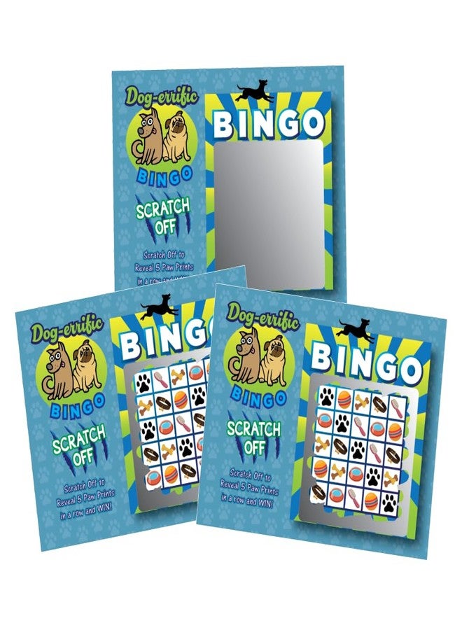 My Scratch Offs 26 Pack Puppy Dog Scratch Off Bingo Card Party Favors for Animal Lovers (Dog Bingo) - Image 1
